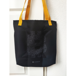 Black Tote bag /w Bitcoin logo