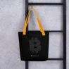 Black Tote bag /w Bitcoin logo