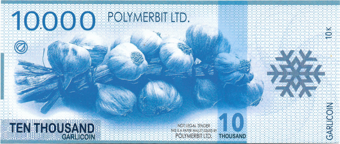 Polymerbit - 10.000 Garlicoin