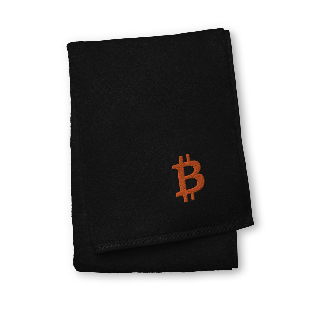 Bitcoin Logo - Turkish cotton towel