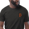 Bitcoin Logo - Embroidered t-shirt