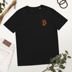 Bitcoin Logo - Embroidered t-shirt